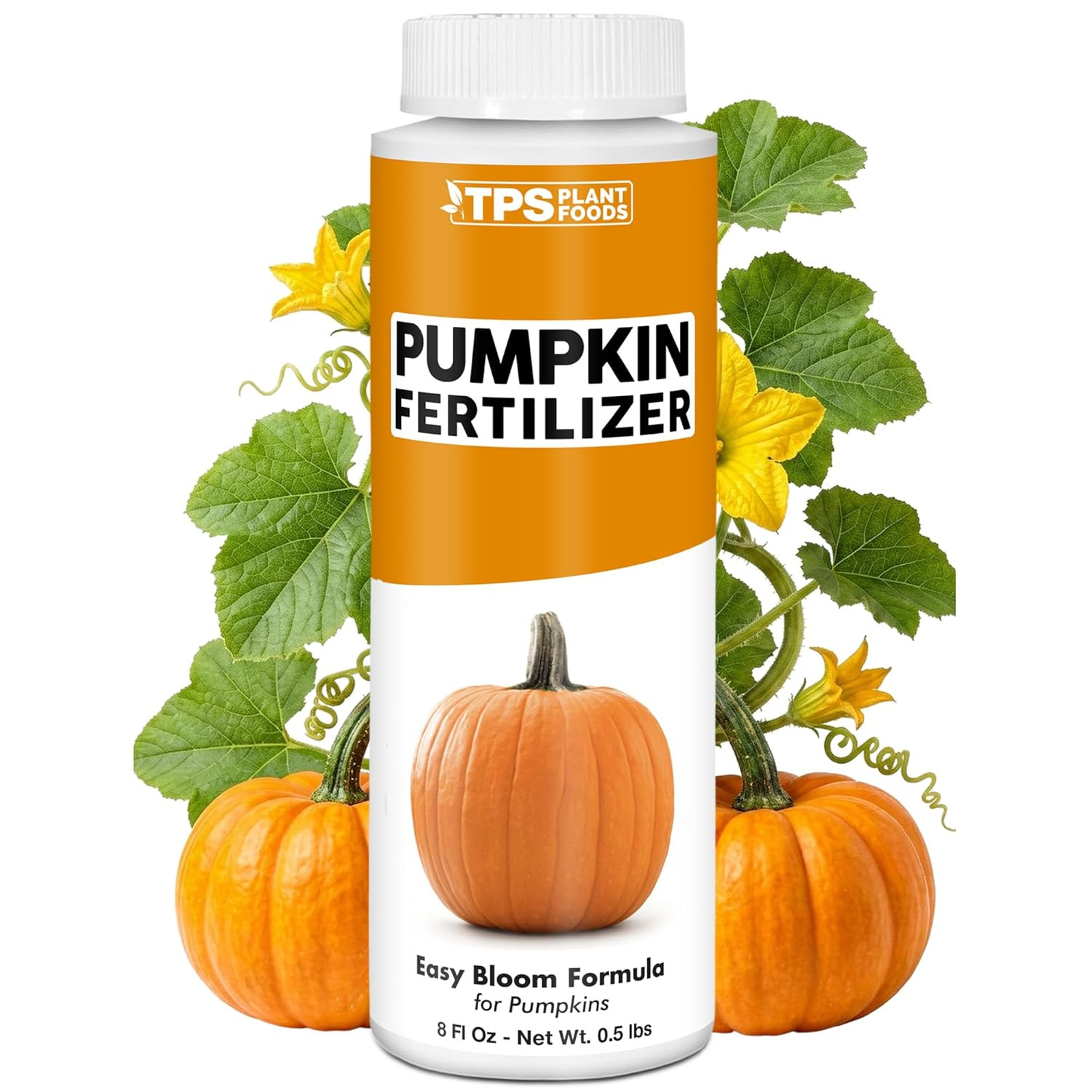 Pumpkin Fertilizer – Liquid Plant Food for Bigger Pumpkins, Vigorous Vines & Lar