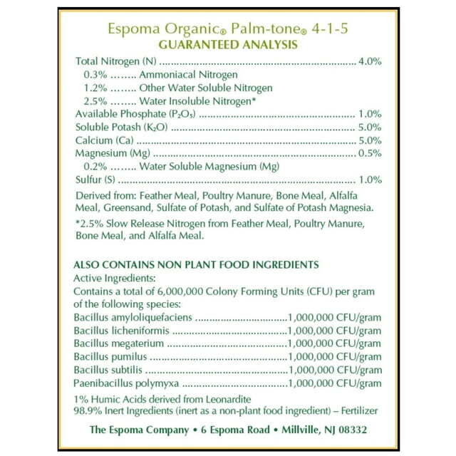 Espoma Palm-Tone (4 Lb)
