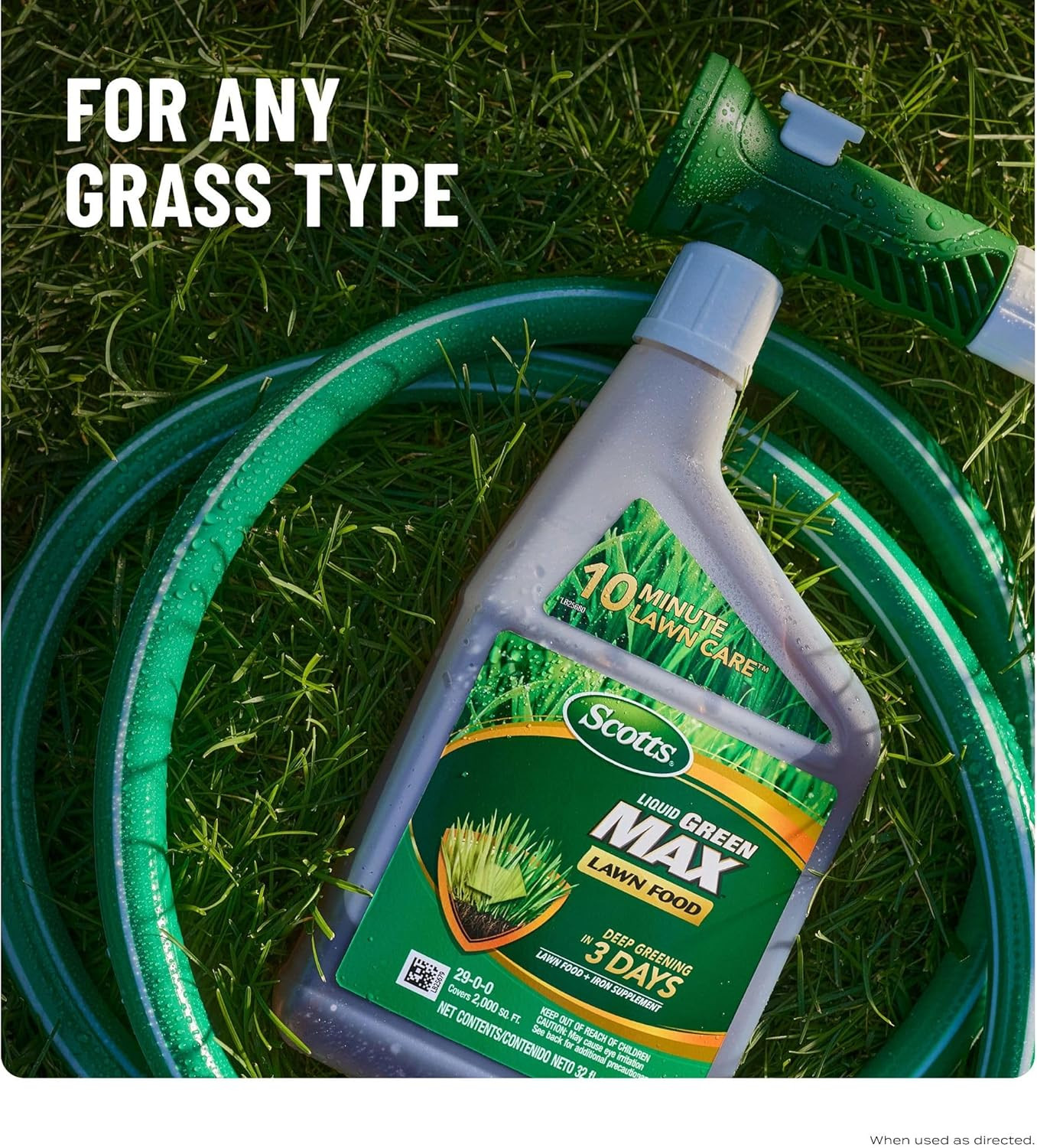 Scotts Liquid Green Max Lawn Food Refill – Liquid Lawn Fertilizer and Iron Suppl