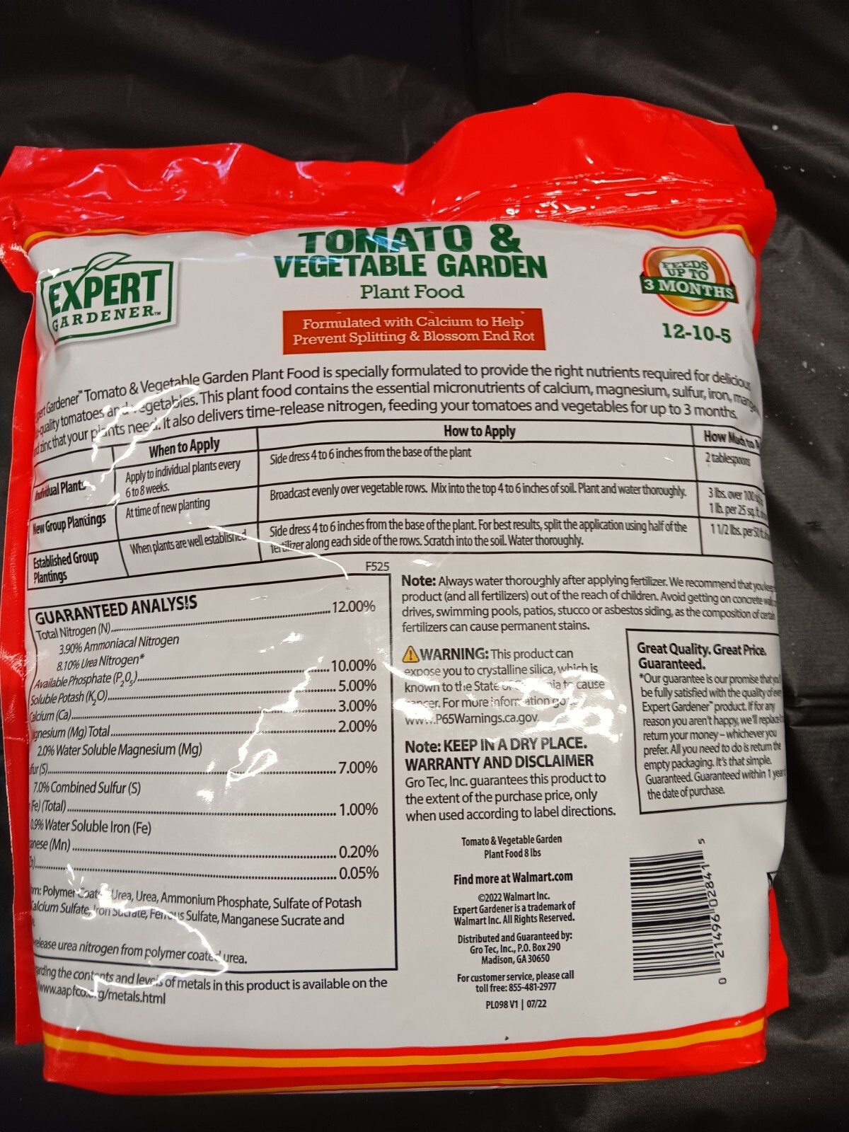 Expert Gardener Tomato and Vegetable Plant Food 12-10-15