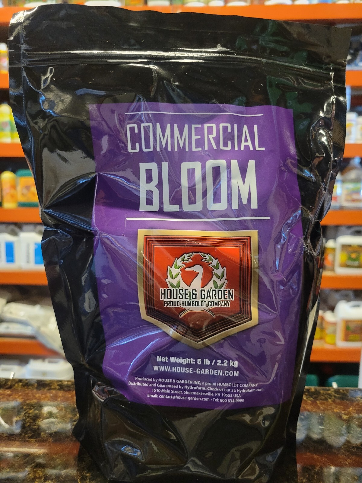House & Garden Plant Nutrients 5 Lbs Commercial Bloom Soluble Powder 1-18-32 NPK