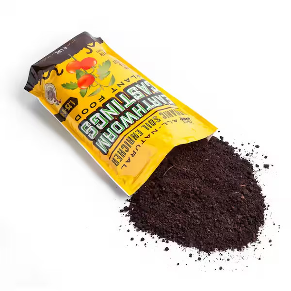 6 lb Earth worm Castings Plant Food Soil Enricher organic Soil amendment Compost