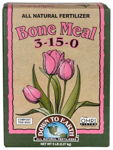 Bone Meal Organic Fertilizer 3-15-0 5 Lb High Phosphorus Calcium For Bulbs