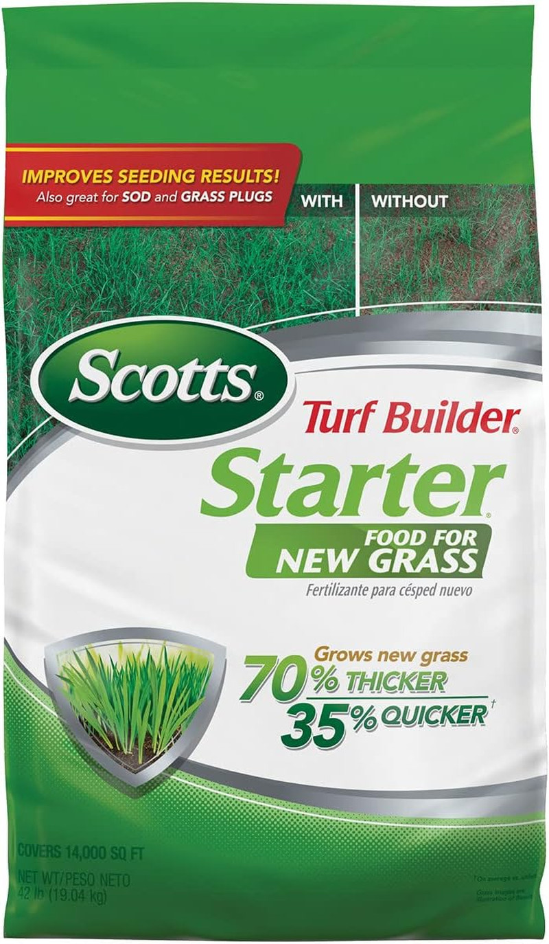 Turf Builder Starter Food for New Grass, 42 Lb. – Lawn Fertilizer for Newly Plan