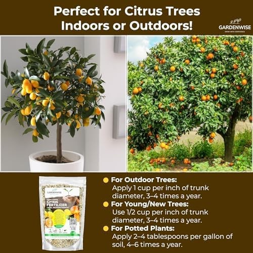 GARDENWISE Professional Citrus Fertilizer + Vital Micronutrients; Perfect Bal…