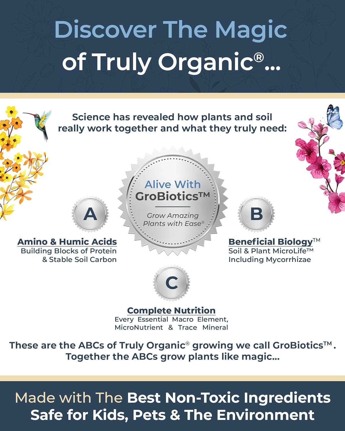 Truly Organic™ Easy to Use Soluble Plant Food Shaker: All-Purpose Fertilizer