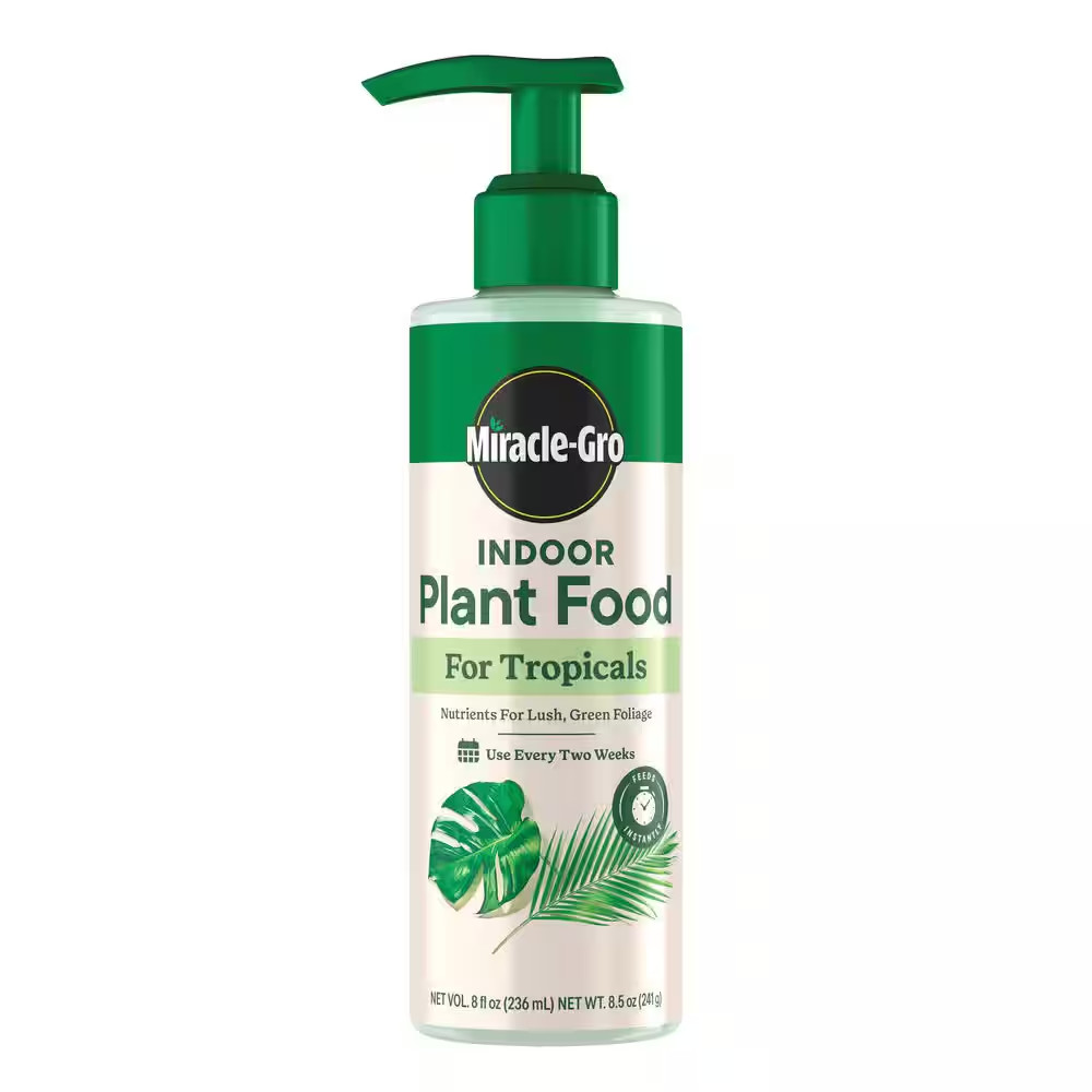 Indoor Plant Food for Tropical 8 Fl. Oz. Liquid Plant Food for Tropical Housepla