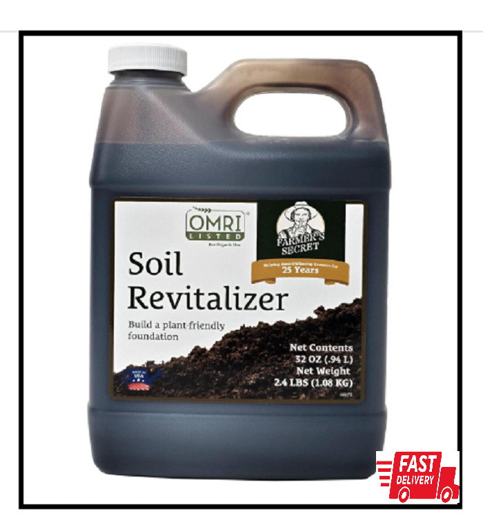 Organic Soil Revitalizer 32oz – Liquid Compost Humic Acid for Gardens