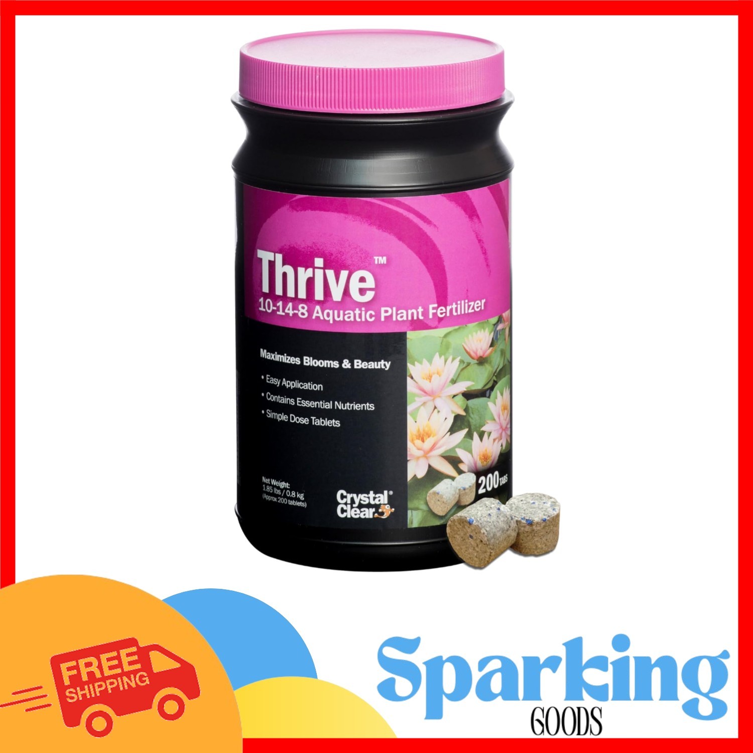 Aquatic Plant Fertilizer Tablets – Thrive for Lush Growth of Water Lilies & More