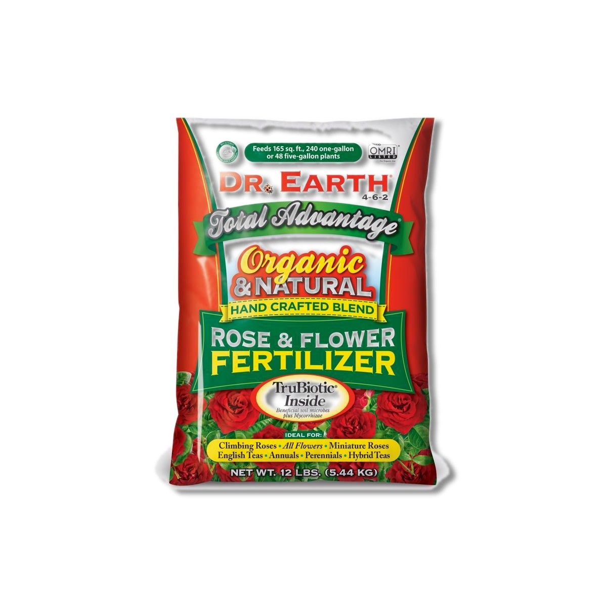Dr. Earth Total Advantage Organic Granules Rose Plant Food 12 lb 709