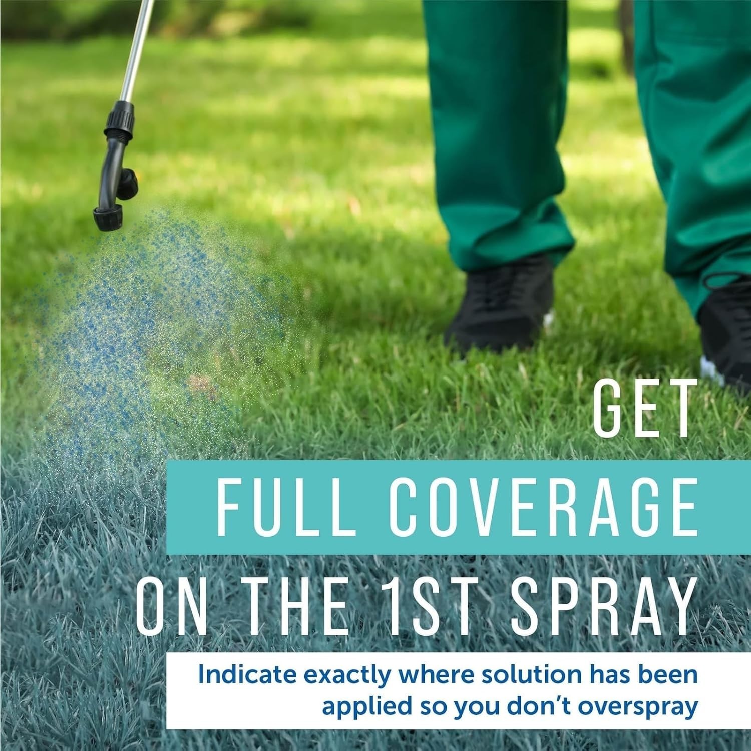 Blue Spray Indicator Dye – 8 oz Bottle with Pipette – Lawn Dye for Sprayers &…