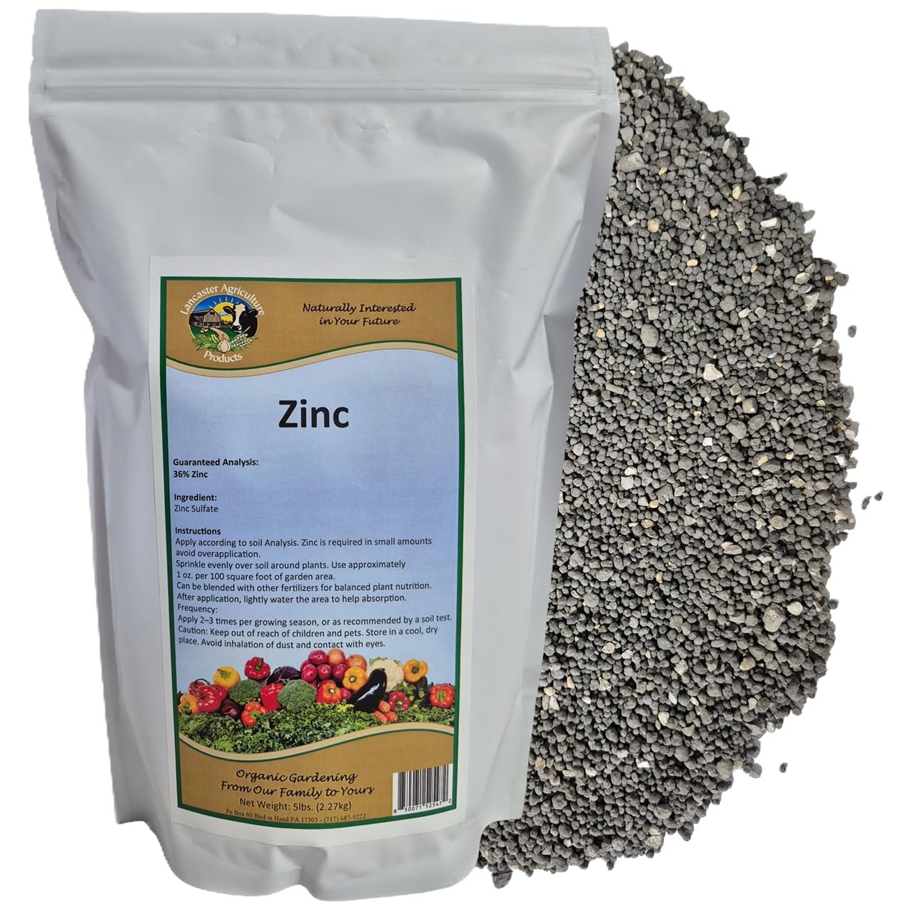Boron 5 Pound Fertilizer for Plants – Natural Micronutrient Soil Amendment for