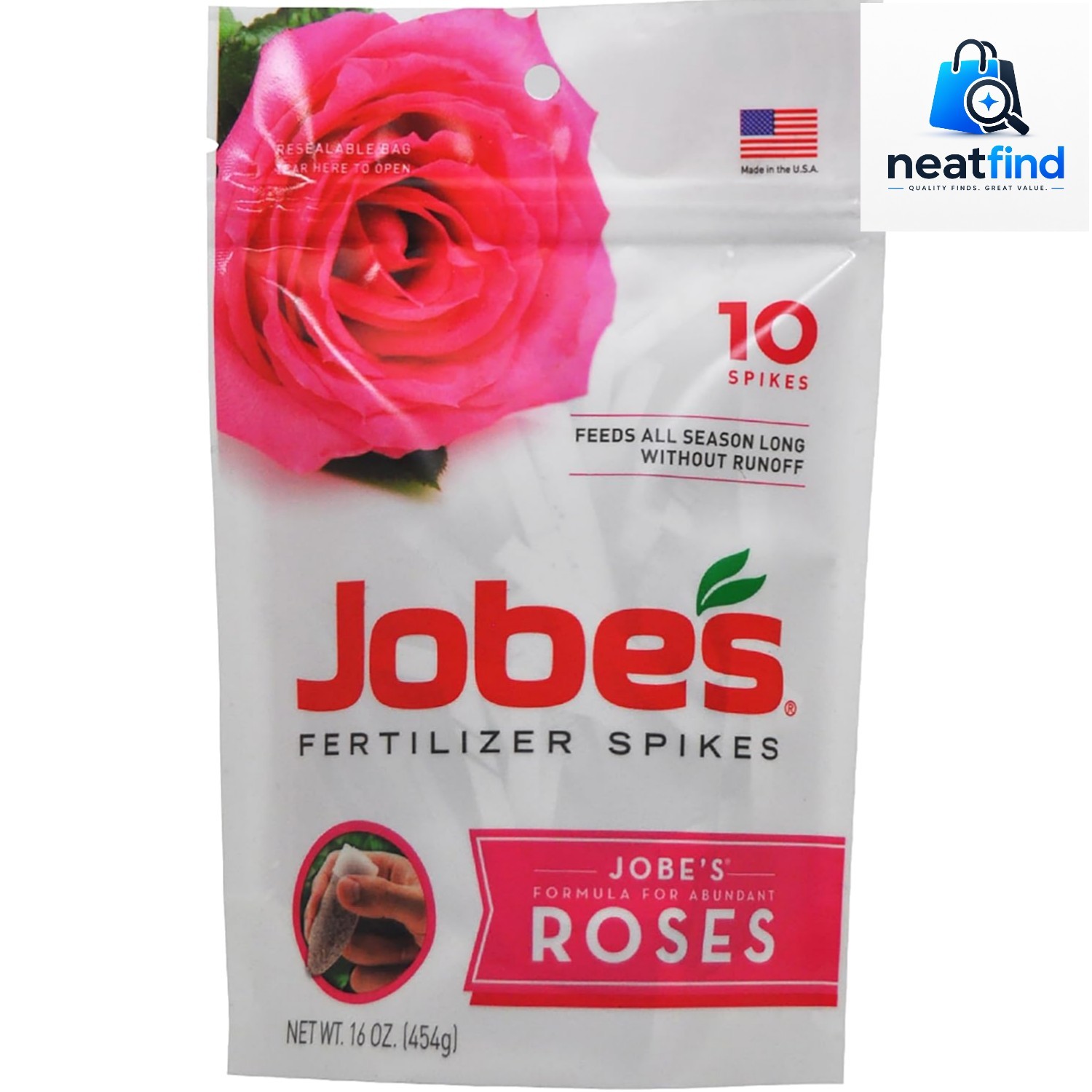 Rose Fertilizer Spikes, Easy Plant Care Plant Fertilizer for Rose, Hydrangea,…
