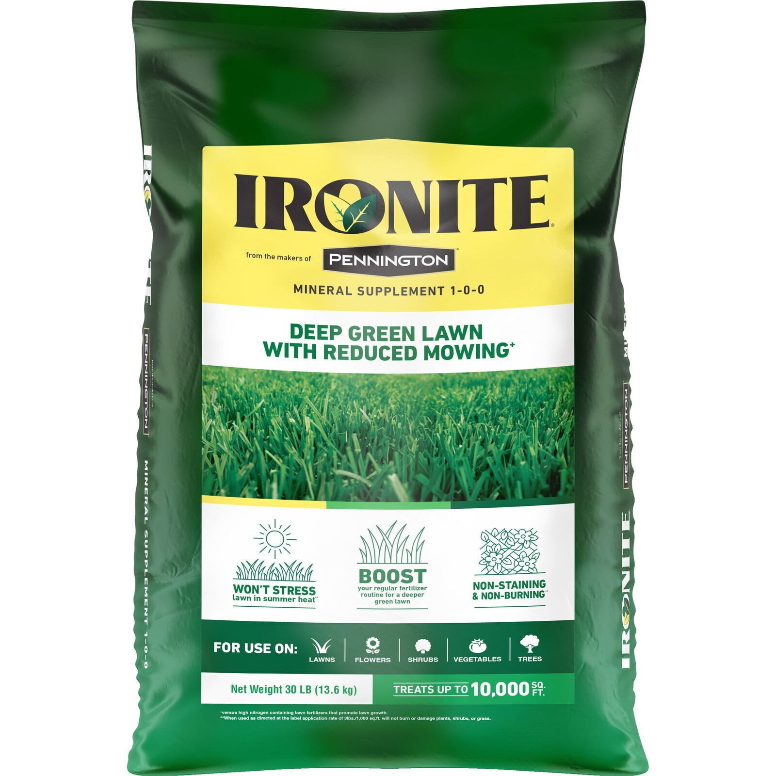 Mineral Supplement Fertilizer 30lb 10,000 Sq.ft.Fertilizers Promote Growth Lawns