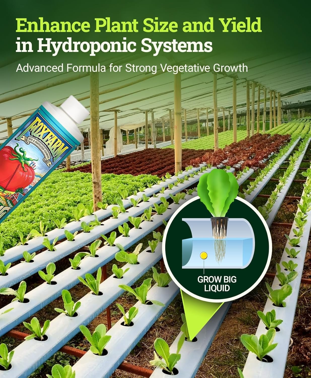 Hydro Organic Liquid Fertilizer 1 Pint – Nutrient-Rich for Thriving Gardens