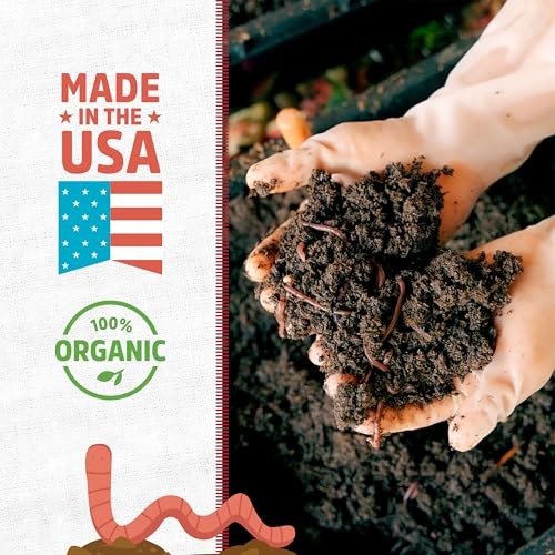 Back to the Roots Organic Worm Castings Fertilizer Soil Enhancer 5lb