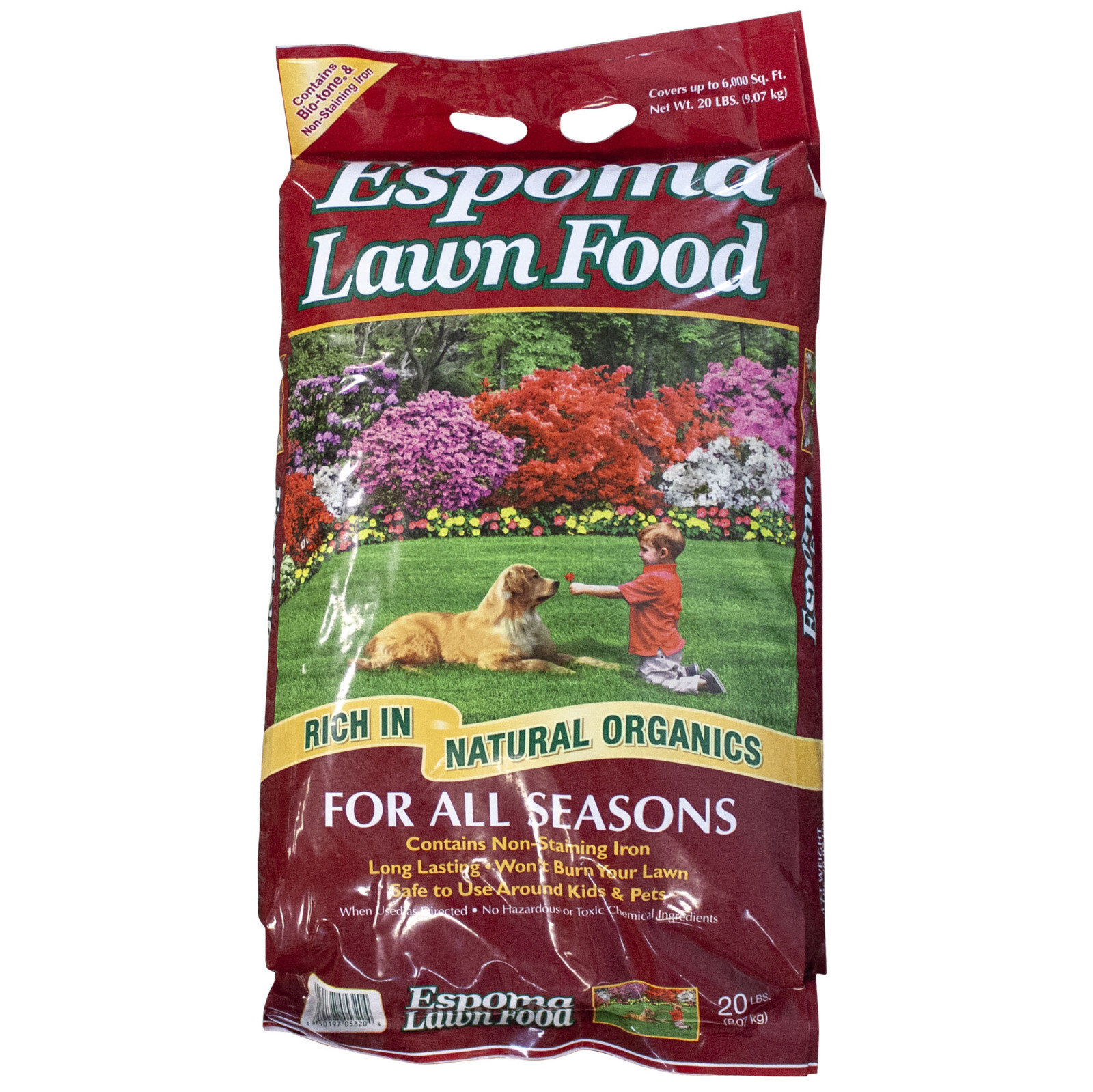 Espoma Lawn Food 15-0-5 ( 20 lb) Won’t Burn Lawns Safe for People Pets & Planet