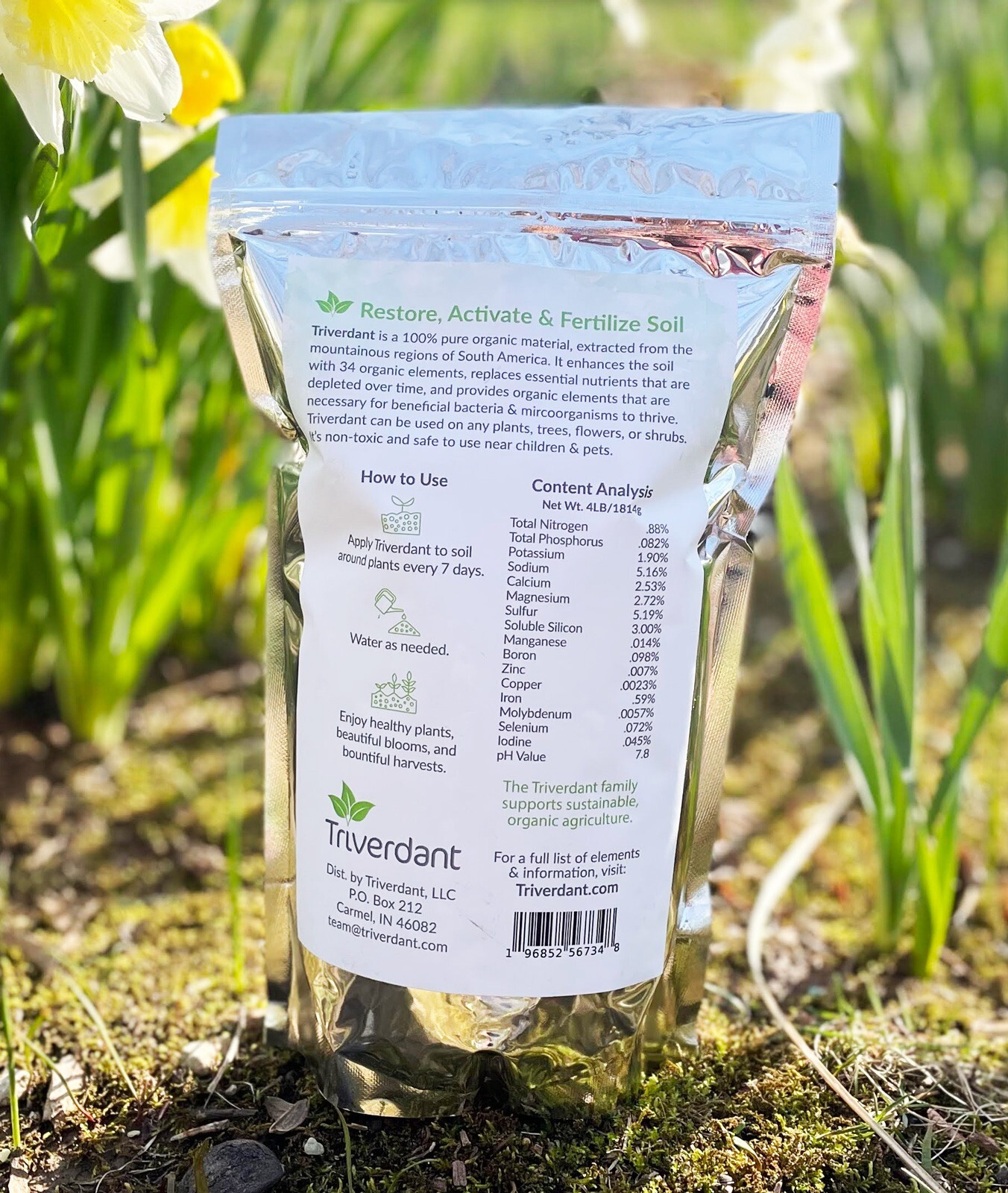 Organic Pelletized Fertilizer | Triverdant Fertilizer + Micronutrients
