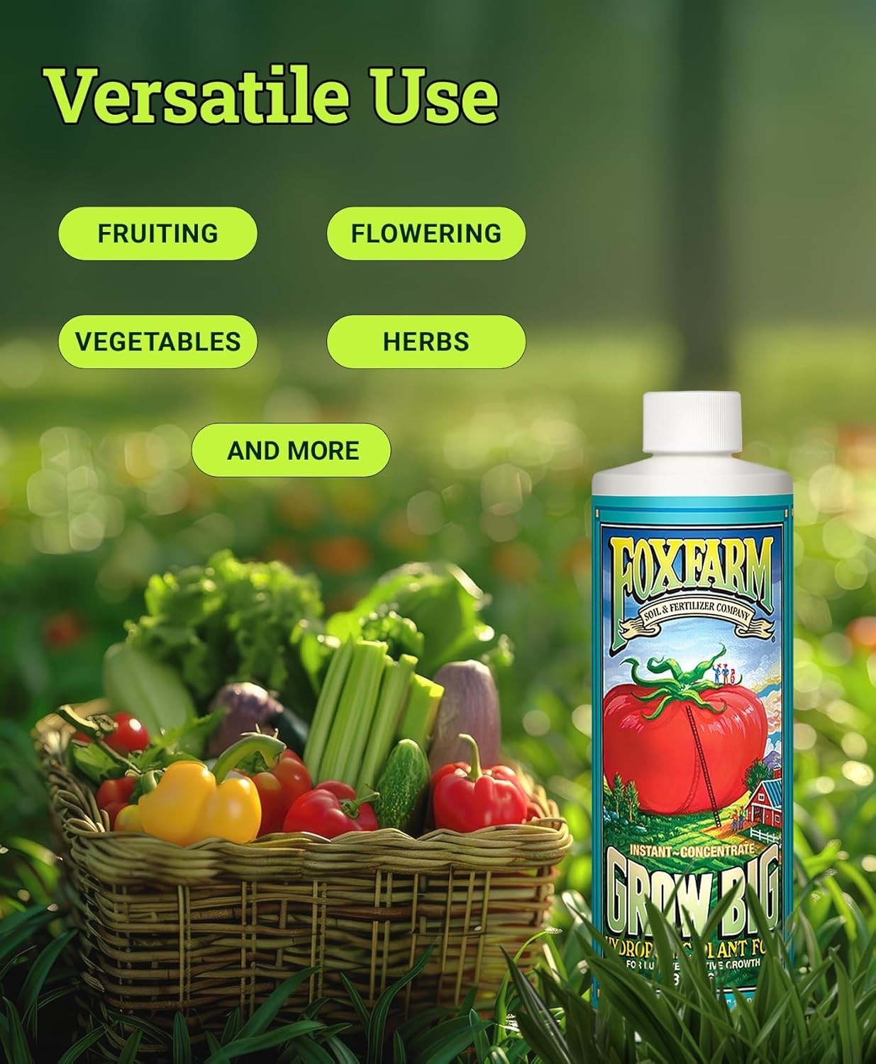 Hydro Organic Liquid Fertilizer 1 Pint – Nutrient-Rich for Thriving Gardens
