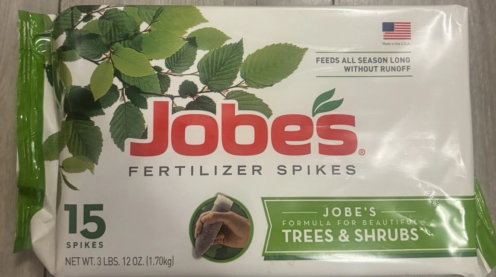 Jobe’s 01610 Tree & Shrub Fertilizer Spikes 15 Count Slow Release New Sealed