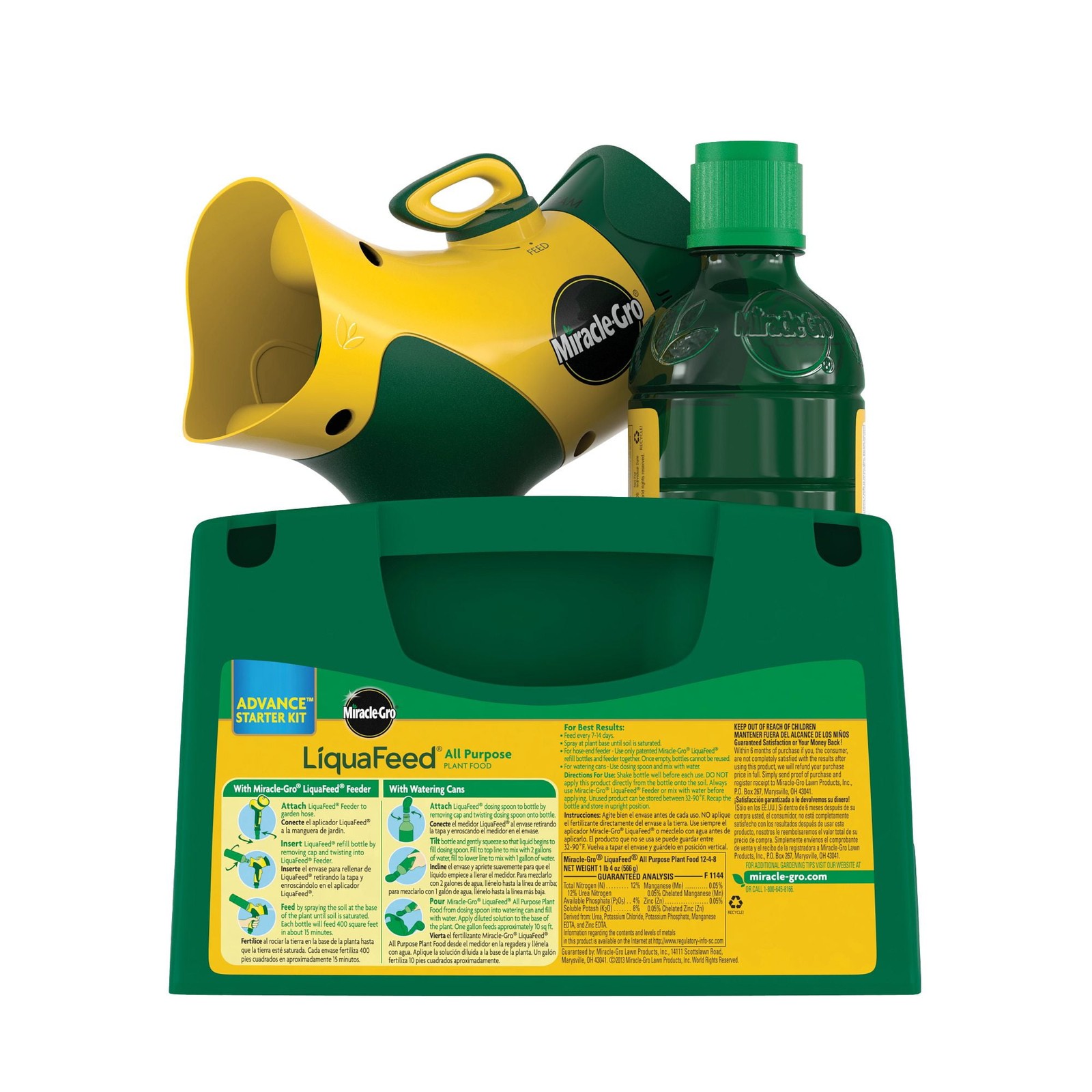 Miracle-Gro LiquaFeed All Purpose Plant Food Advance Starter Kit,Includes Feeder