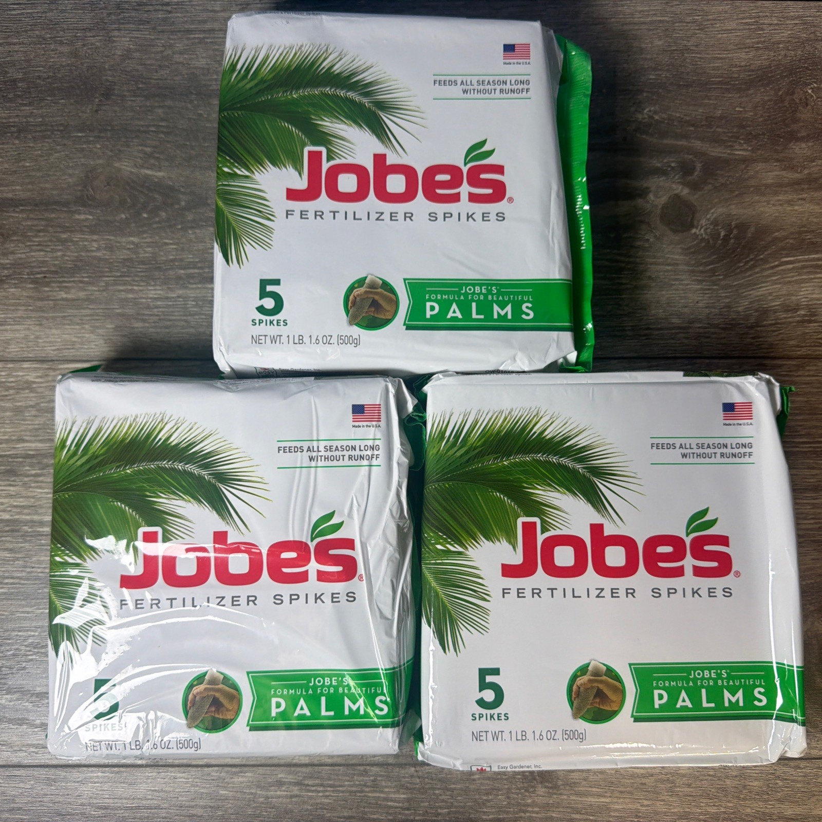 Jobe’s Palm Fertilizer Spikes, Fertilizer for Palm Trees – 3 Packs Of 5 Spikes