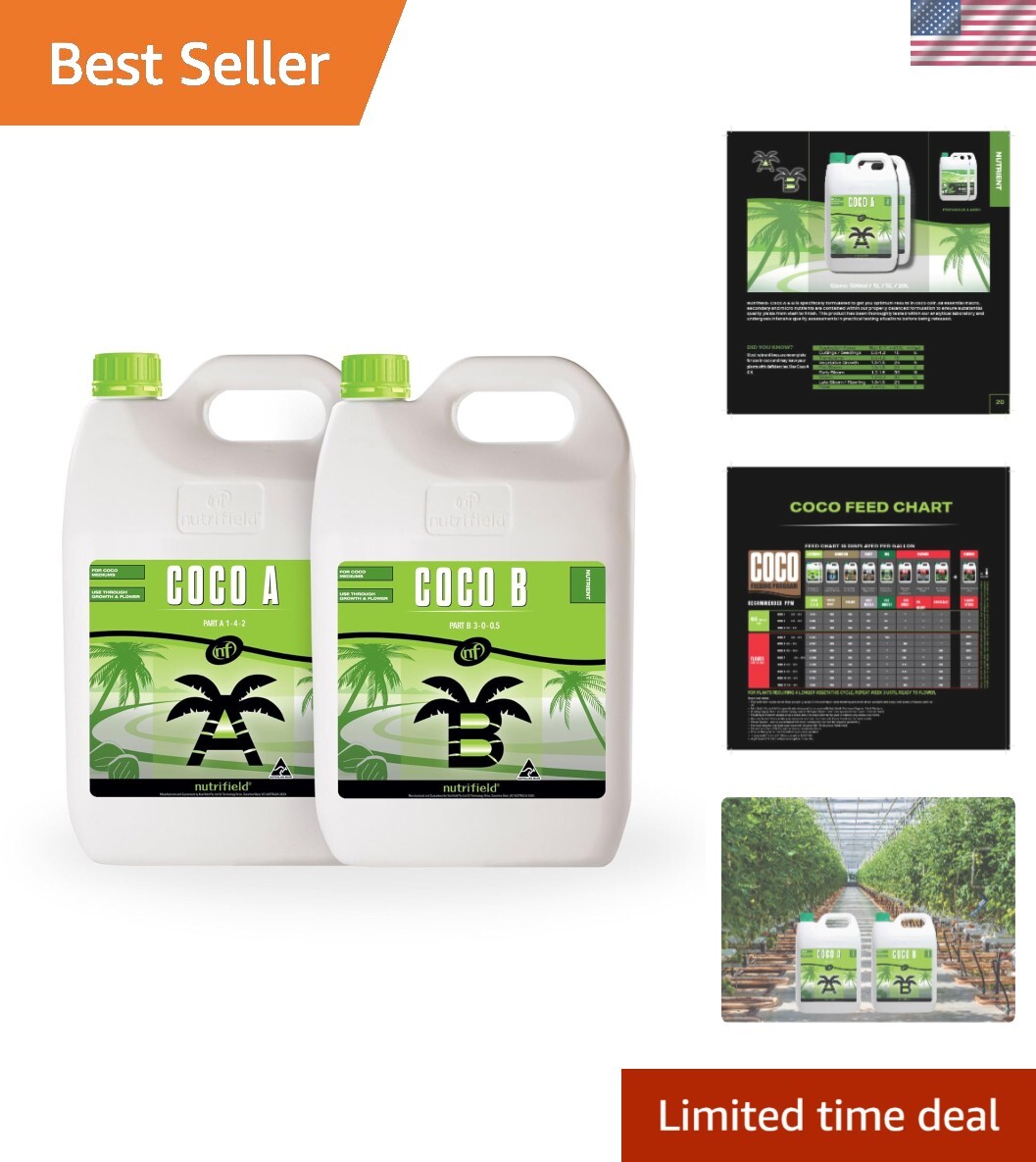 Plant Nutrients Liquid Fertilizer 5 Liter A 1-4-2 & 5 Liter B 3-0-0.5 Plant F…