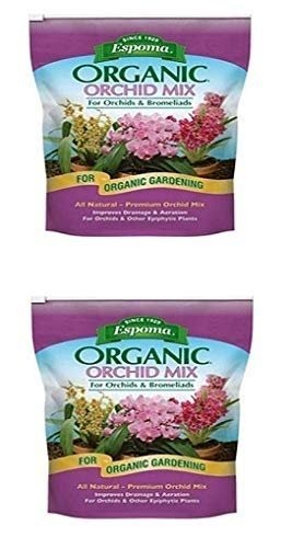 Espoma OR4 Organic Orchid Mix Potting Soil, 4-Quart (Тwо Расk)