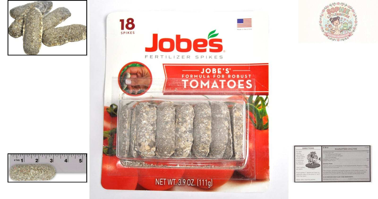 Jobe’s 18 Count Tomato Fertilizer Spikes – Easy Plant Care for Abundant Growth