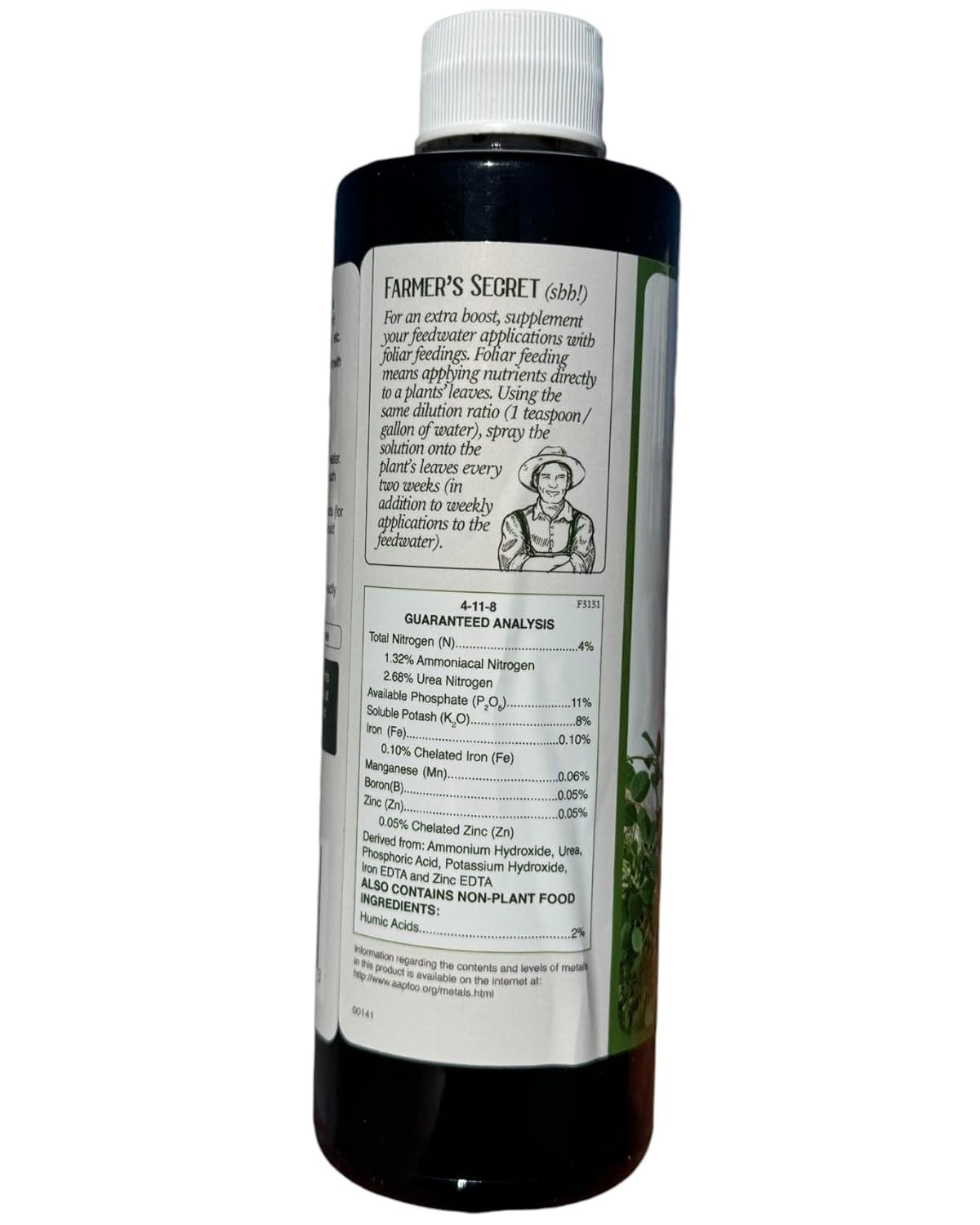 Hydroponic Booster Fertilizer – Super Concentrated 4-11-8 Formula – Use with Any