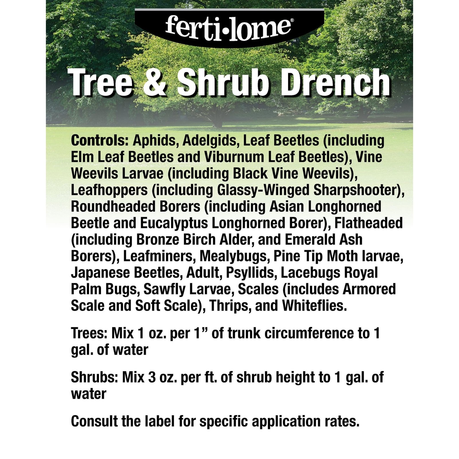 Fertilome (11208) Tree & Shrub Drench (2.5 gal) 2.5 gal, No Color