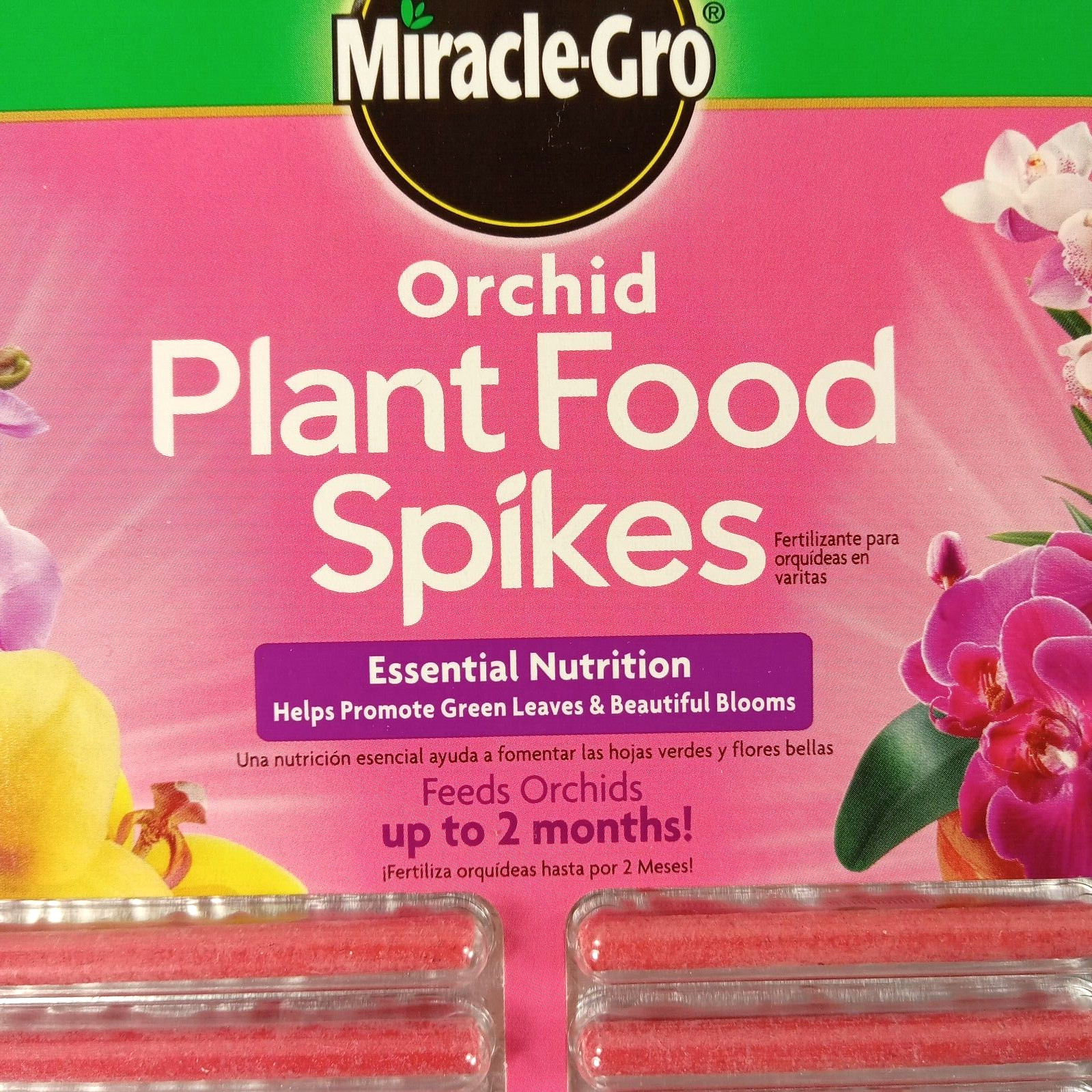 Miracle Gro 1003661 10 Count 10-10-10 Orchid Plant Food Fertilizer Spikes 5 Pack