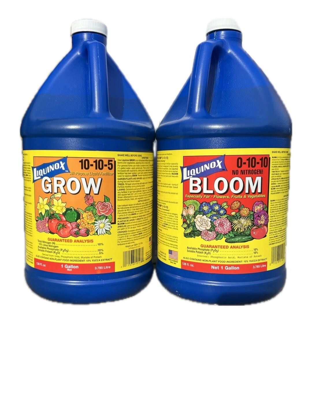 LIQUINOX GROW 10-10-5 & BLOOM 0-10-10