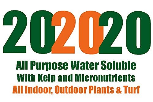 All Purpose Water Soluble 20-20-20 Fertilizer Balanced NPK Plant Food with Mi…