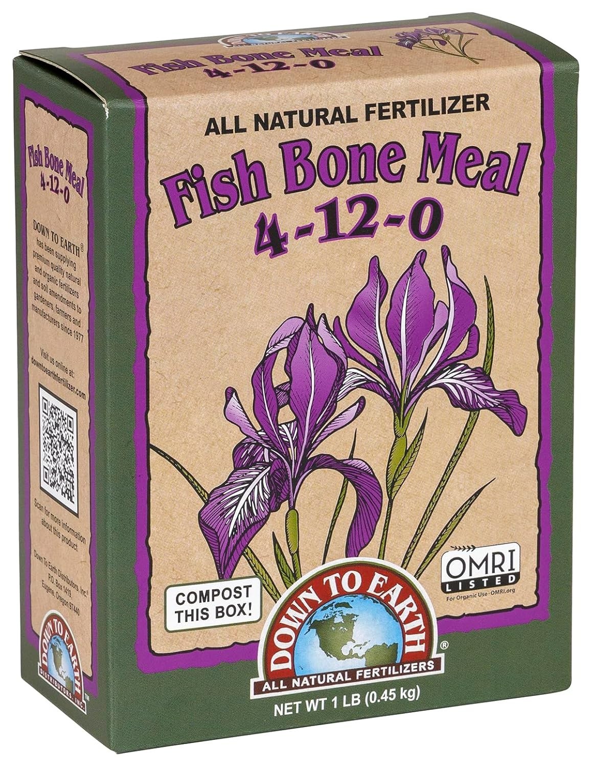 Organic Fish Bone Meal 4-12-0 – High Phosphorus Plant Food for Flowering Plants