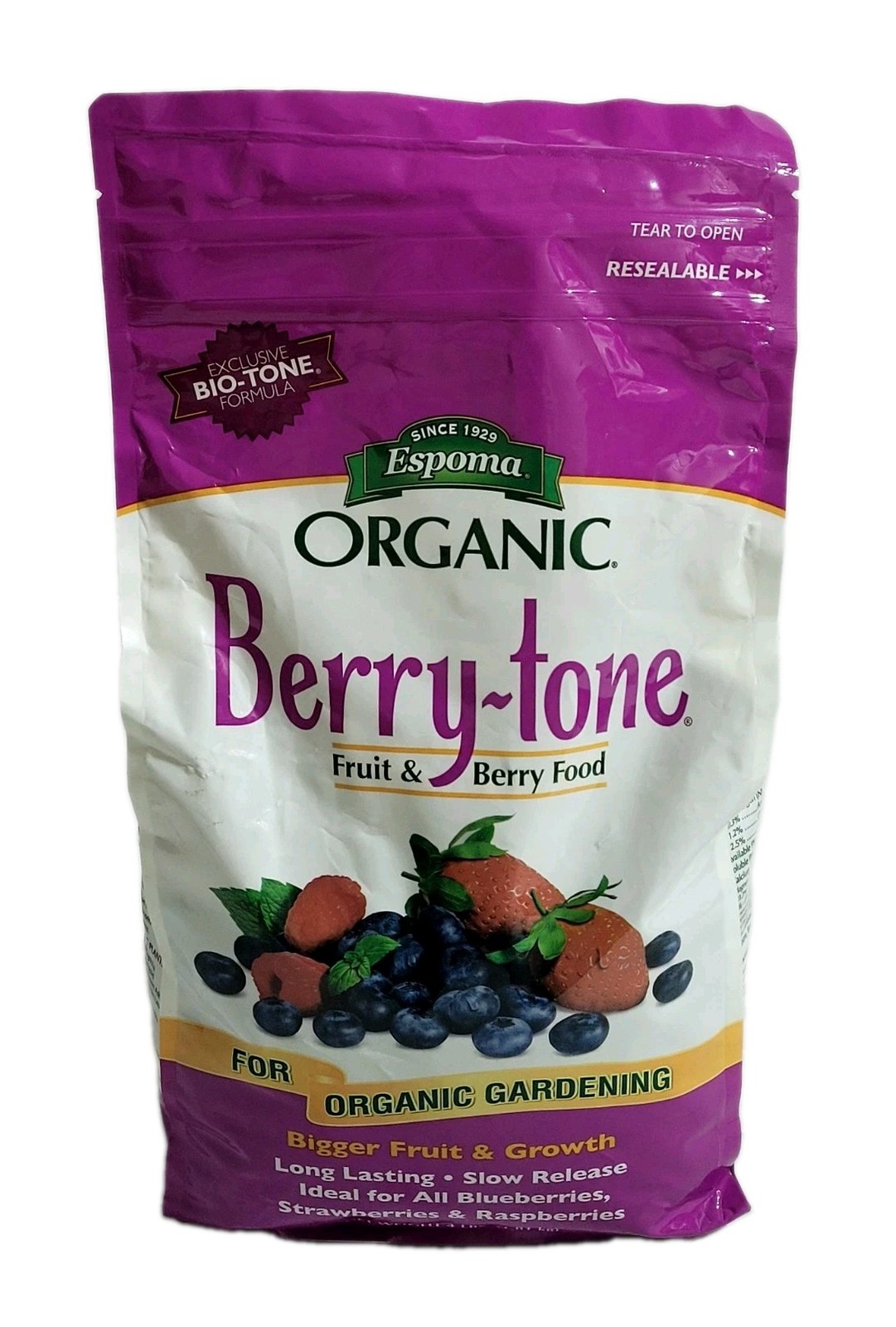 Espoma Organic Berry-Tone 4-3-4 Natural & Organic Fertilizer & Plant Food 4 lb.