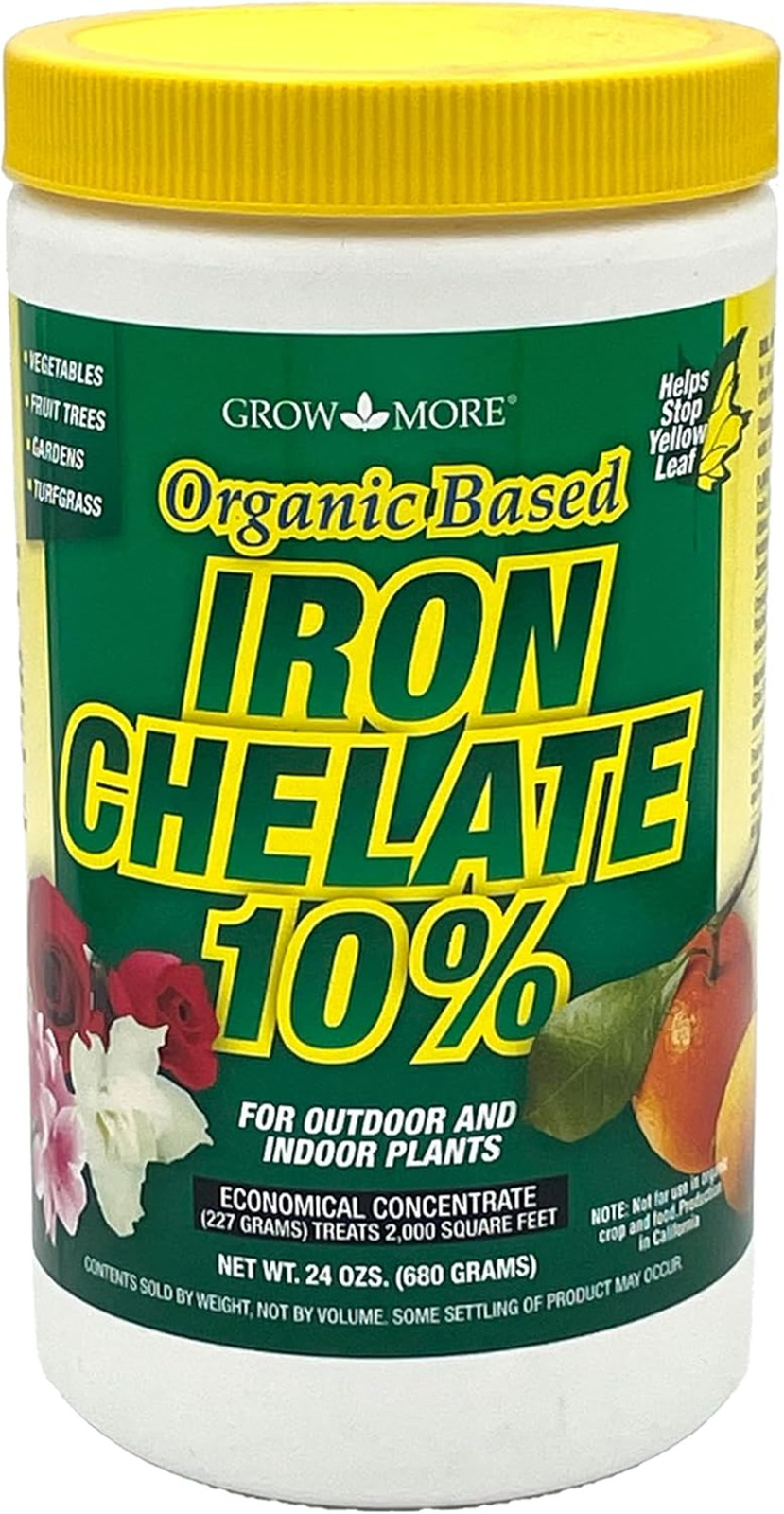 Organic Iron Chelate Concentrate 10 Percent Water Soluble Fertilizer for Plants