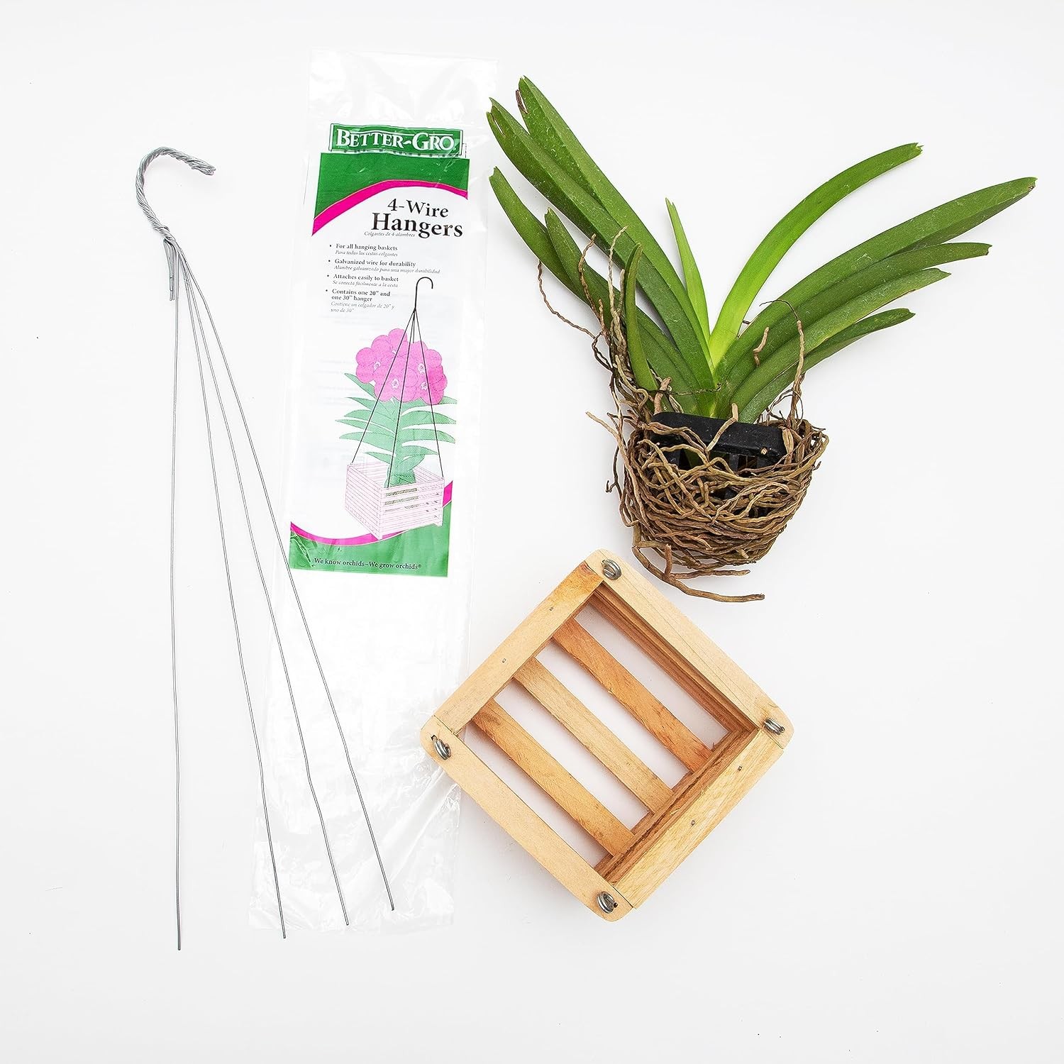 52720 Better GRO Square Cedar Basket, 8″