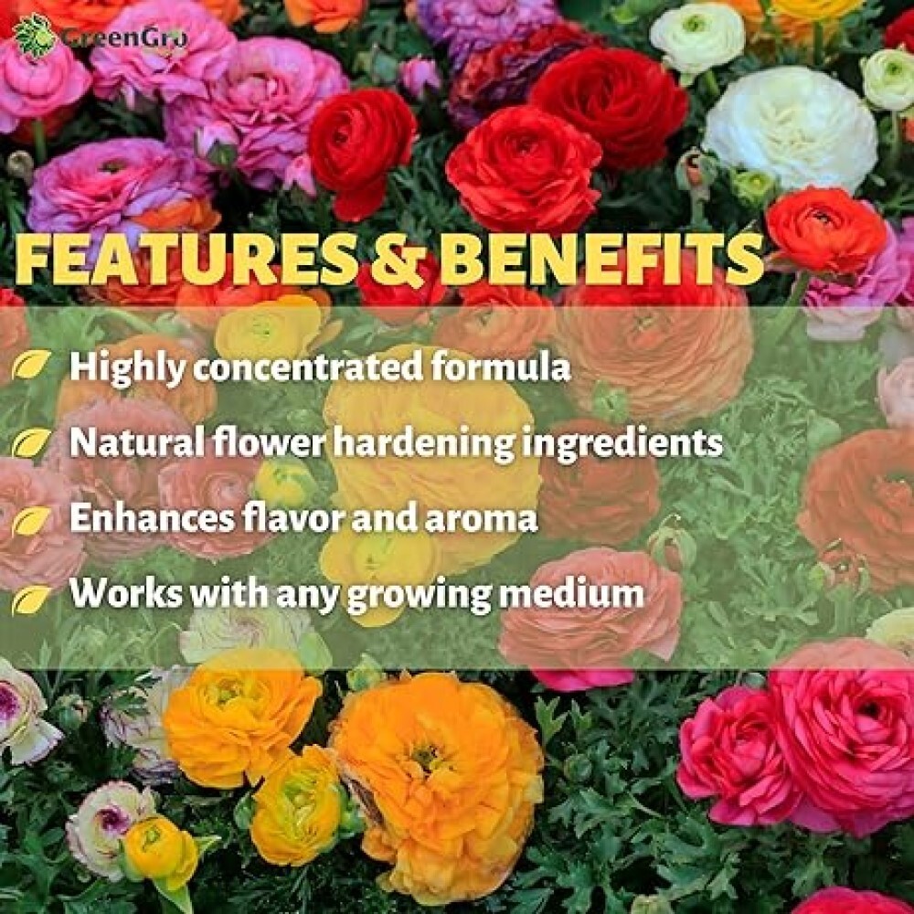 Flower Finisher Fertilizer for Final Stages of Flower Growth 5 lbs by GreenGro