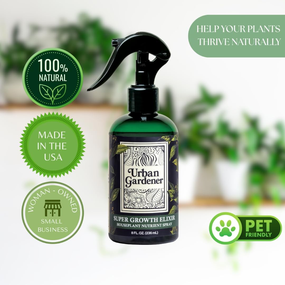 Organic Leaf Wellness Spray for Plants – Protect & Nourish Your Plants w/Chit…