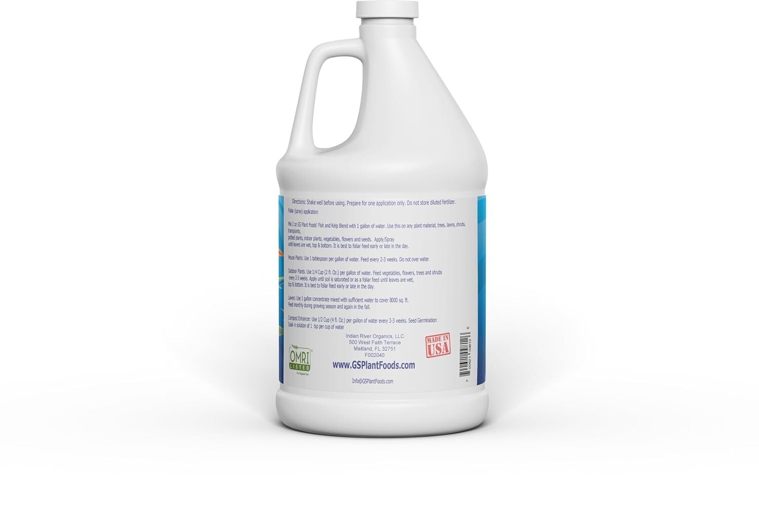 1 Gallon Hydrolyzed Fish & Kelp Fertilizer – Boost Growth for Vegetables & Lawns