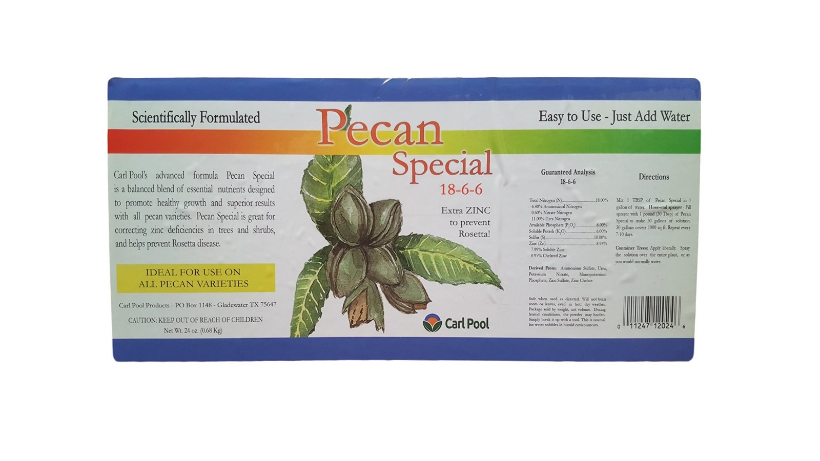Pecan Tree Fertilizer 18-6-6 – High Nutrient Blend for Healthy Growth & Yield