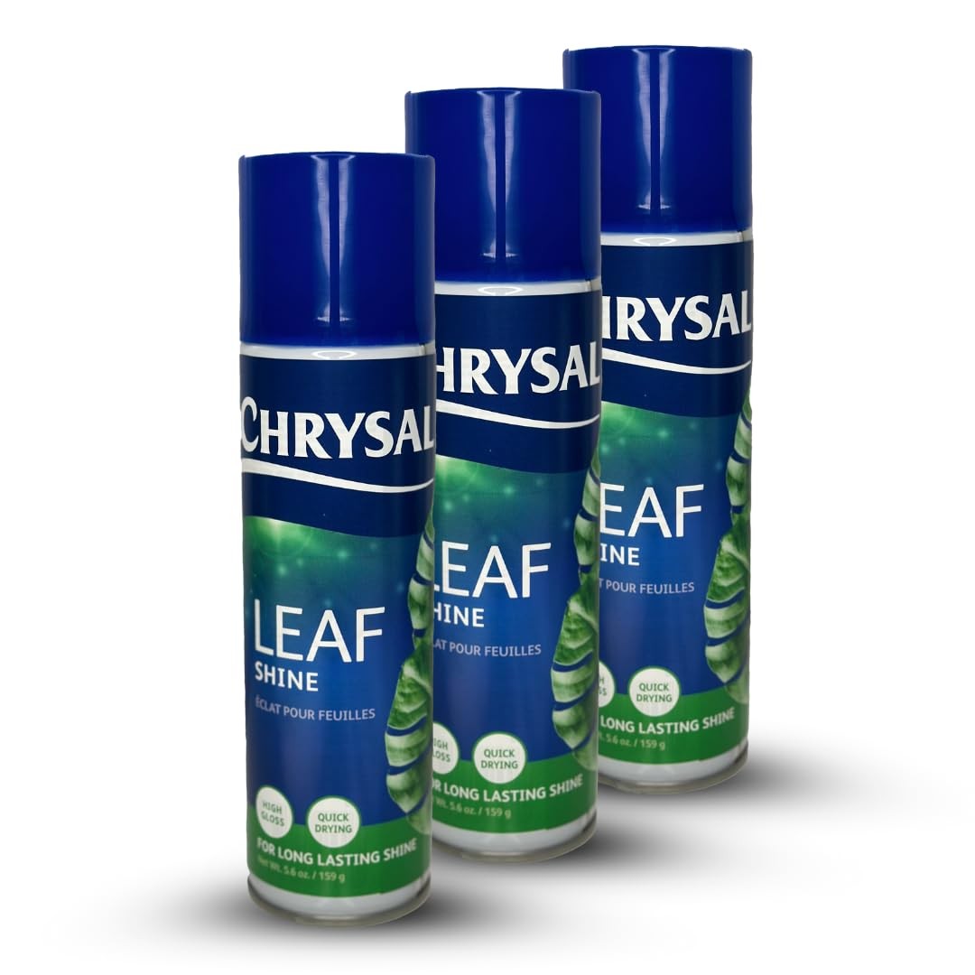 Indoor Plant Leaf Shine Spray – Dust Remover & Cleaner for Houseplants (3 Pack)