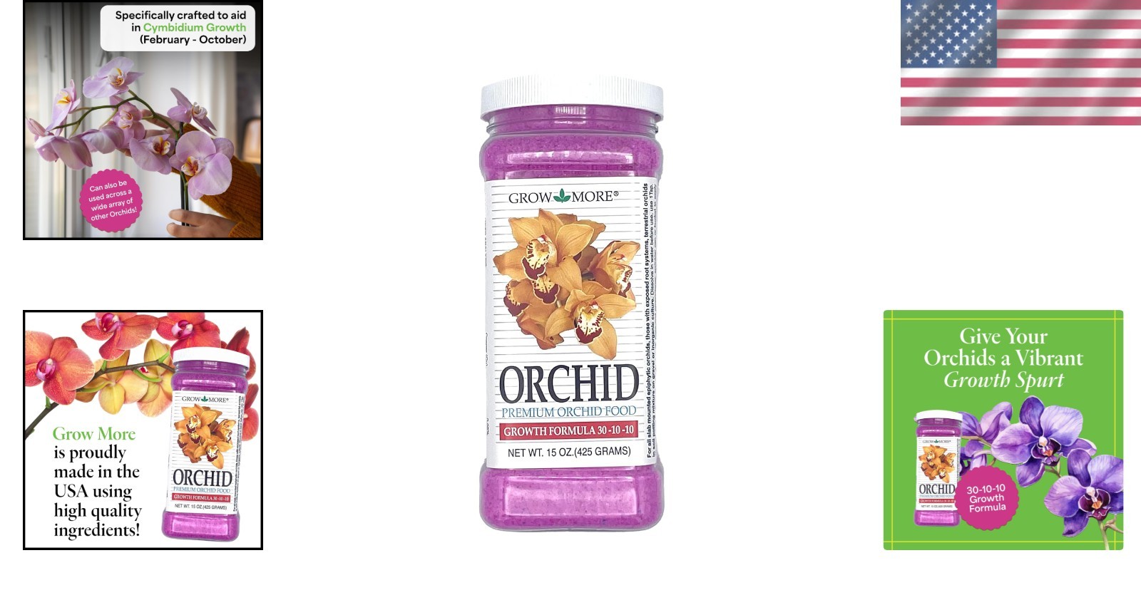 15oz Orchid Fertilizer – Specially Crafted 30-10-10 Plant Food for All Orchids