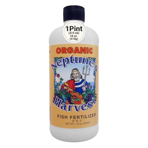 Organic Hydrolyzed Fish Fertilizer Neptune’s Harvest