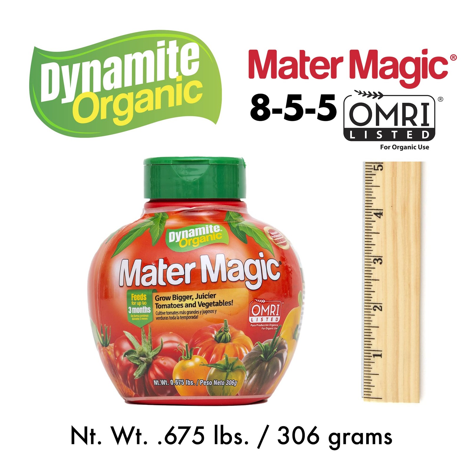 Mater Magic – Organic Tomato Fertilizer for Bigger, Juicier Tomatoes and Vegetab