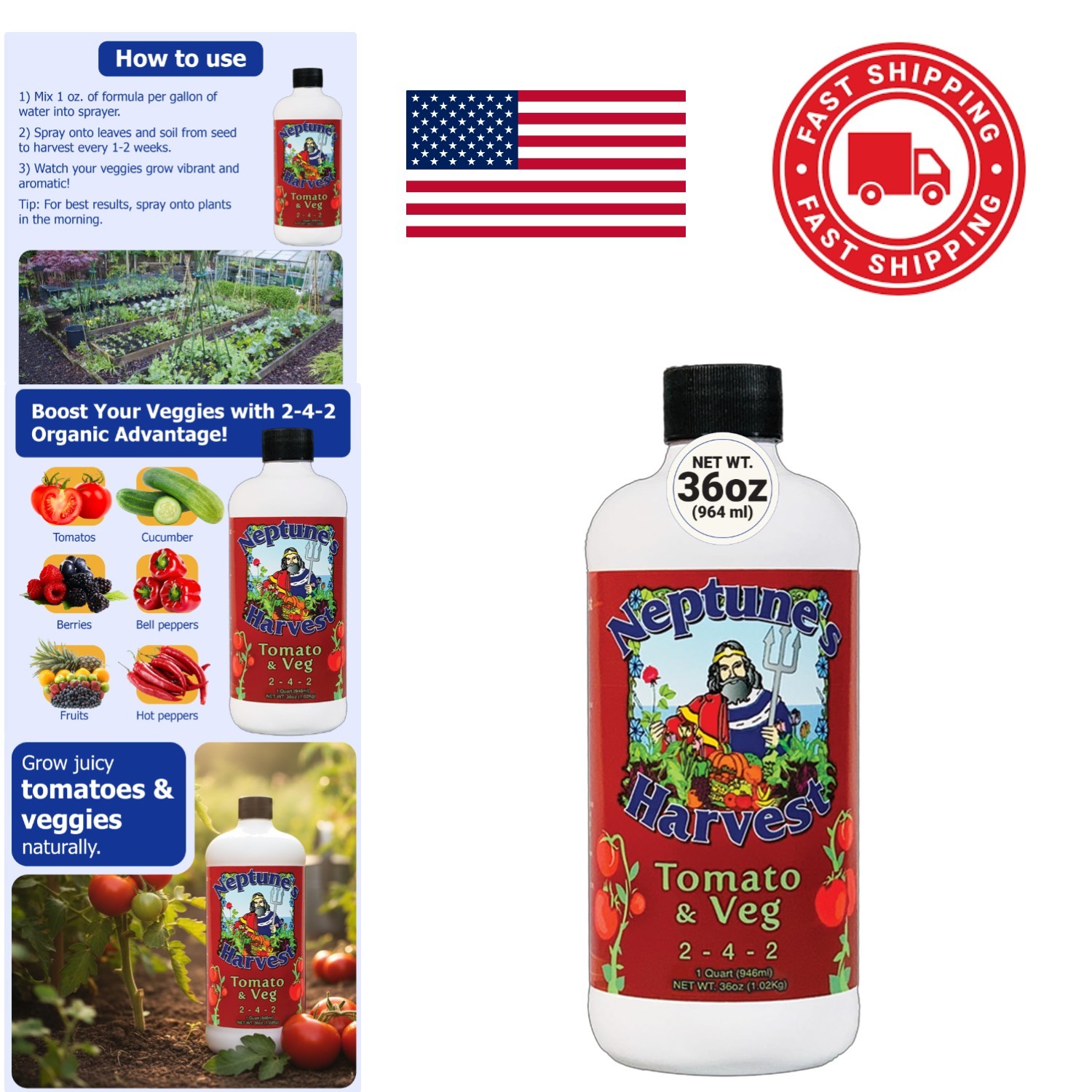 Liquid Fertilizer with Humic Acids for Improved Soil Quality and Plant Health