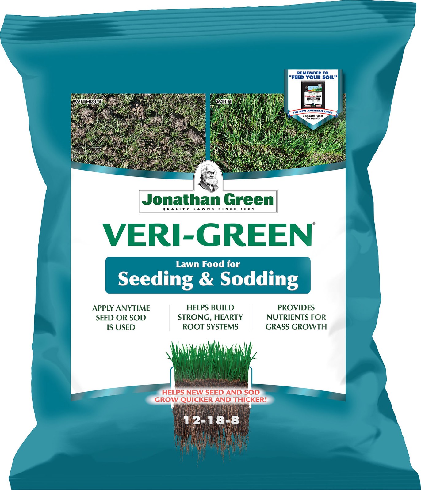 Jonathan Green Veri-Green Lawn Starter Lawn Food For All Grasses 1500 sq ft
