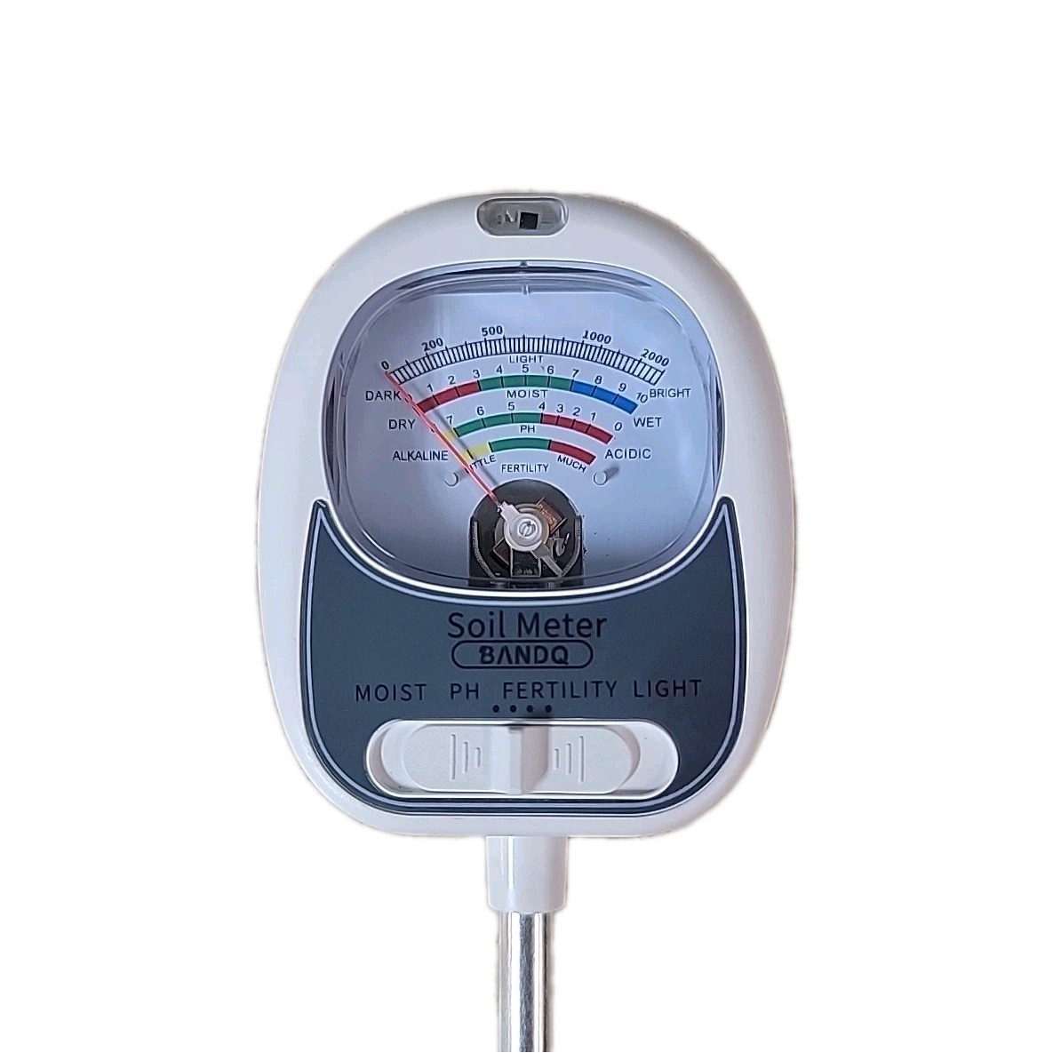 4-in-1 Soil Test Kit, Meter for Soil Moisture, PH, Fertility, Light