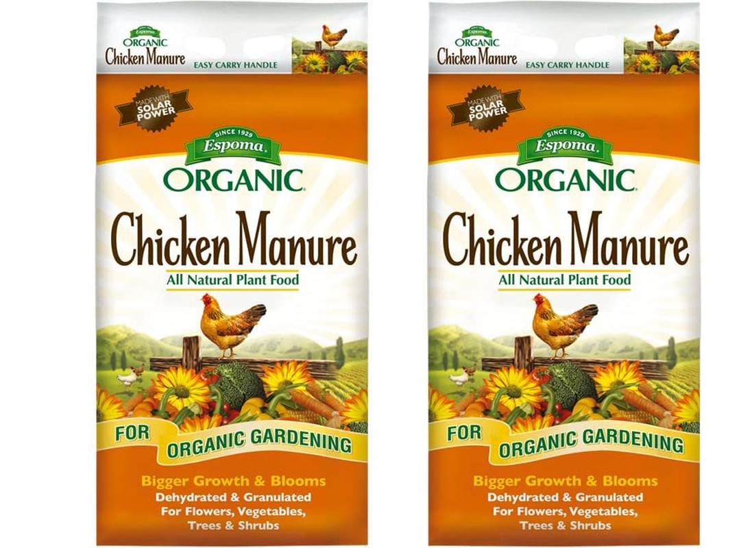 Espoma Organic Chicken Manure 25 Lb. Bag. All Natural & Organic Fertilizer for A